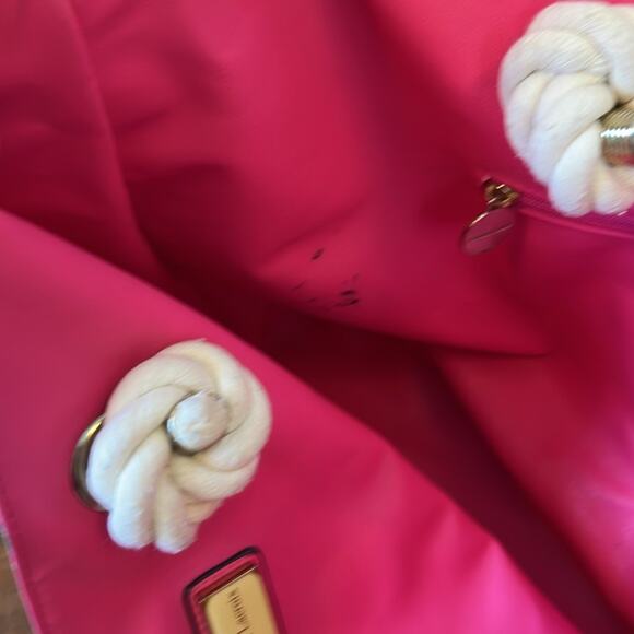 Christian Lacroix large Floral Yellow and Pink rope handle Tote Bag - Picture 7 of 12